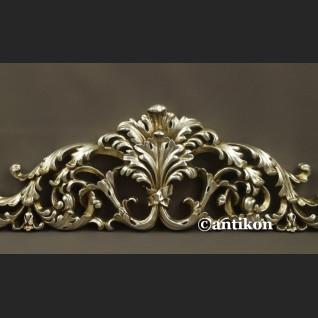Zwieńczenie ażurowe srebrne kwiaty nadproże