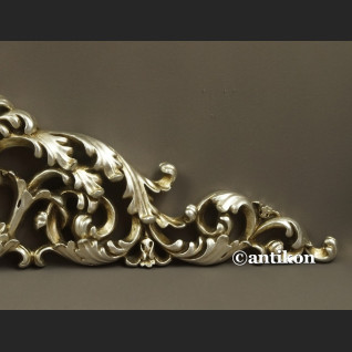 Zwieńczenie ażurowe srebrne kwiaty nadproże