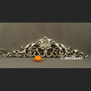 Zwieńczenie ażurowe srebrne kwiaty nadproże