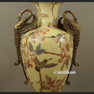 Wazon duży z łabędziami 