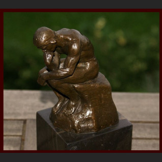 Myśliciel A. Rodin znakomita rzeźba klasyka brąz Myśliciel A. Rodin znakomita rzeźba klasyka brąz