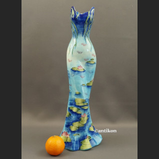 Niesamowity  wazon suknia jak Monet nenufary 