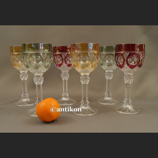 Kieliszki kryształowe luksusowy komplet stare szkło