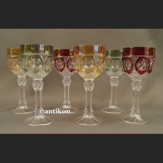 Kieliszki kryształowe luksusowy komplet stare szkło