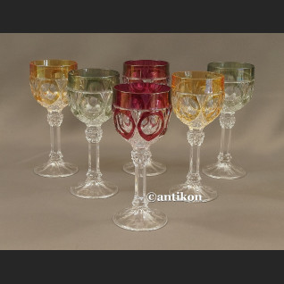 Kieliszki kryształowe luksusowy komplet stare szkło