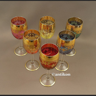 Kieliszki do wina wody wielki luksusowy komplet stare szkło