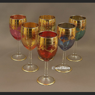 Kieliszki do wina wody wielki luksusowy komplet stare szkło