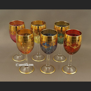 Kieliszki do wina wody wielki luksusowy komplet stare szkło