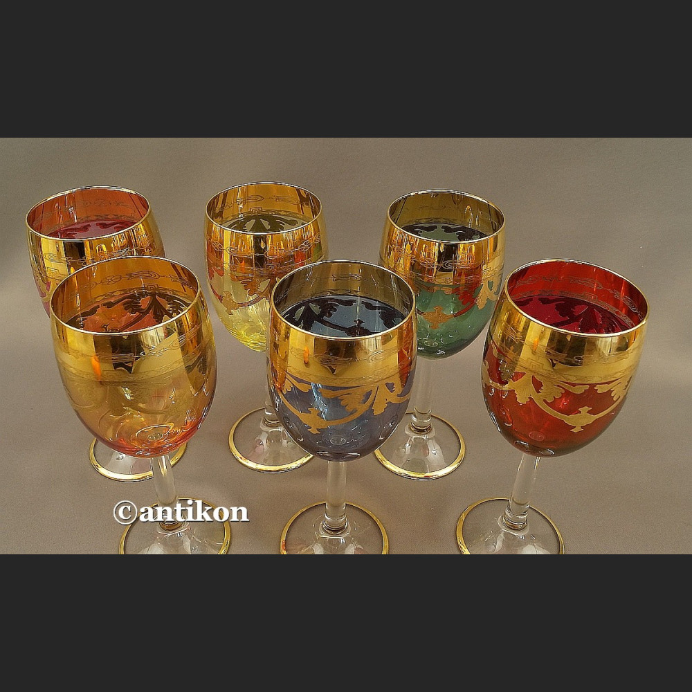 Kieliszki do wina wody wielki luksusowy komplet stare szkło