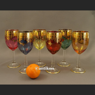 Kieliszki do wina wody wielki luksusowy komplet stare szkło