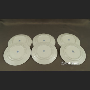 Talerze deserowe motywy myśliwskie niemiecka porcelana 