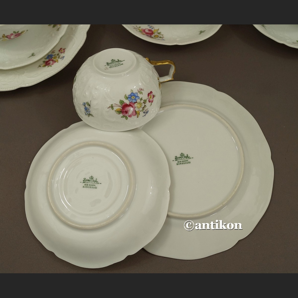 Serwis Rosenthal wyjątkowy kawa  herbata  Sanssouci ok. 1933 r. 
