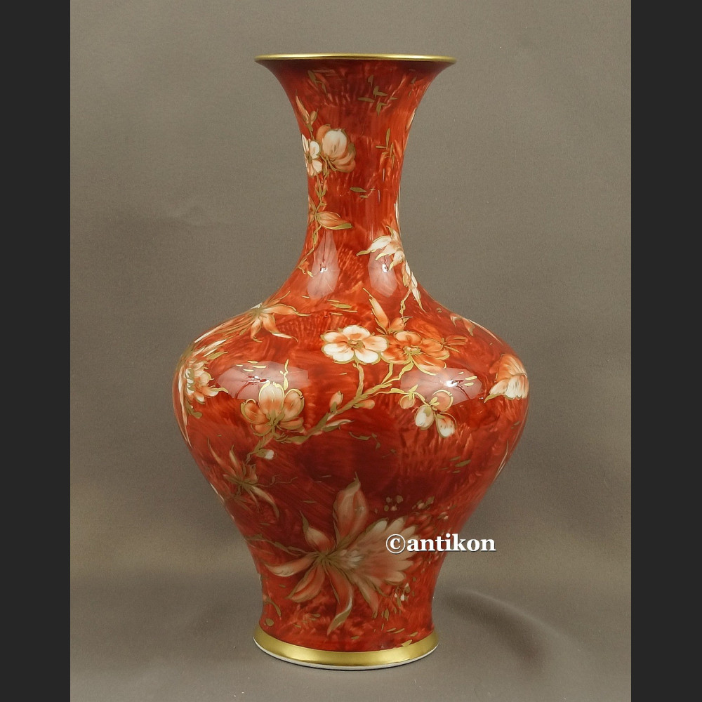 Wazon Rosenthal czerwony zaczarowany ogród Wazon Rosenthal czerwony zaczarowany ogród