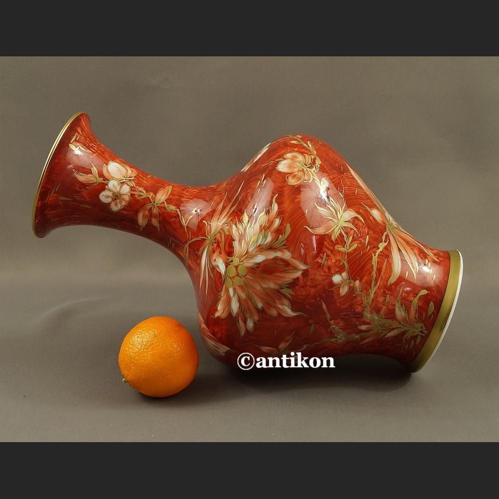 Wazon Rosenthal czerwony zaczarowany ogród Wazon Rosenthal czerwony zaczarowany ogród