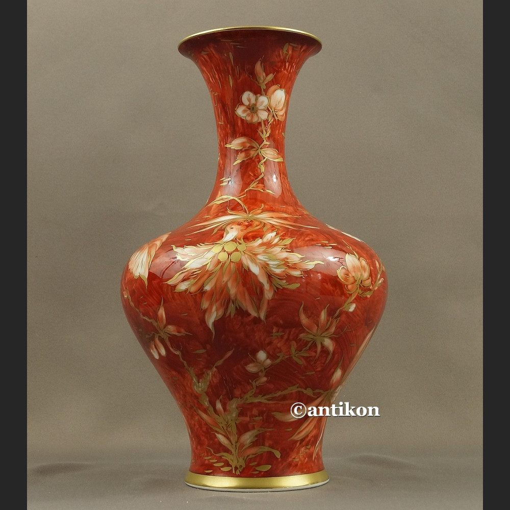 Wazon Rosenthal czerwony zaczarowany ogród Wazon Rosenthal czerwony zaczarowany ogród
