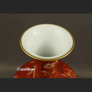 Wazon Rosenthal czerwony zaczarowany ogród Wazon Rosenthal czerwony zaczarowany ogród