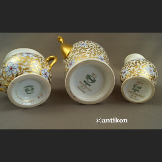 Serwis  Rosenthal Thomas Bavaria Empire ręcznie malowan złoty 