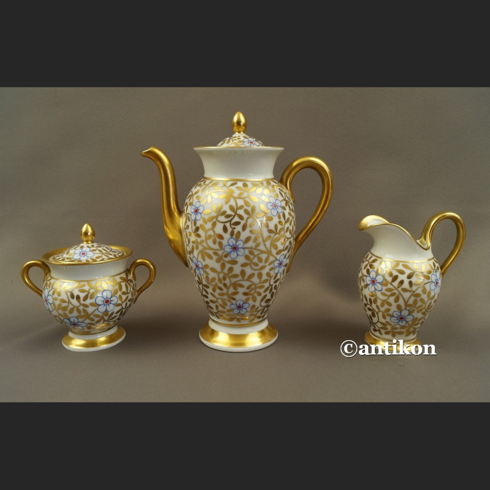 Serwis  Rosenthal Thomas Bavaria Empire ręcznie malowan złoty 