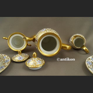 Serwis  Rosenthal Thomas Bavaria Empire ręcznie malowan złoty 