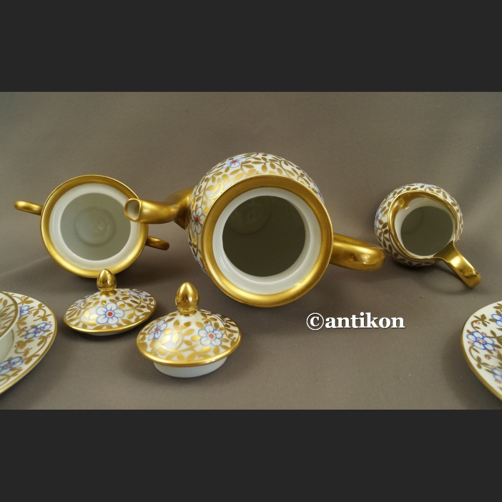 Serwis  Rosenthal Thomas Bavaria Empire ręcznie malowan złoty 