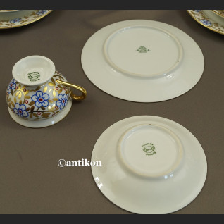Serwis  Rosenthal Thomas Bavaria Empire ręcznie malowan złoty 
