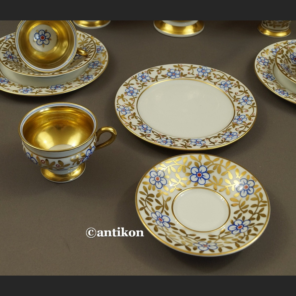 Serwis  Rosenthal Thomas Bavaria Empire ręcznie malowan złoty 