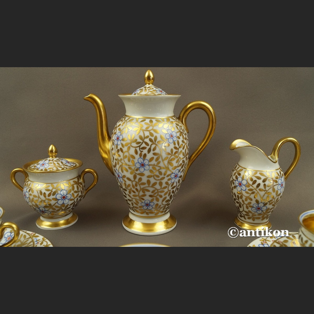 Serwis  Rosenthal Thomas Bavaria Empire ręcznie malowan złoty 