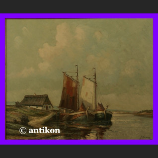 PAŁACOWY PRZEPIĘKNY STARY OBRAZ OGROMNY OLEJ WIEDEŃ NOCĄ AUTENTYK SYGNOWANY