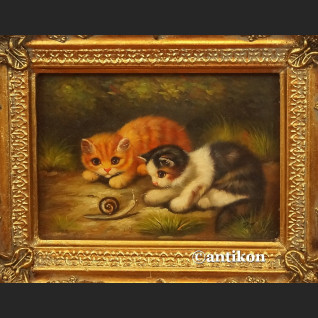 Obraz olejny koty kotki Obraz olejny koty kotki