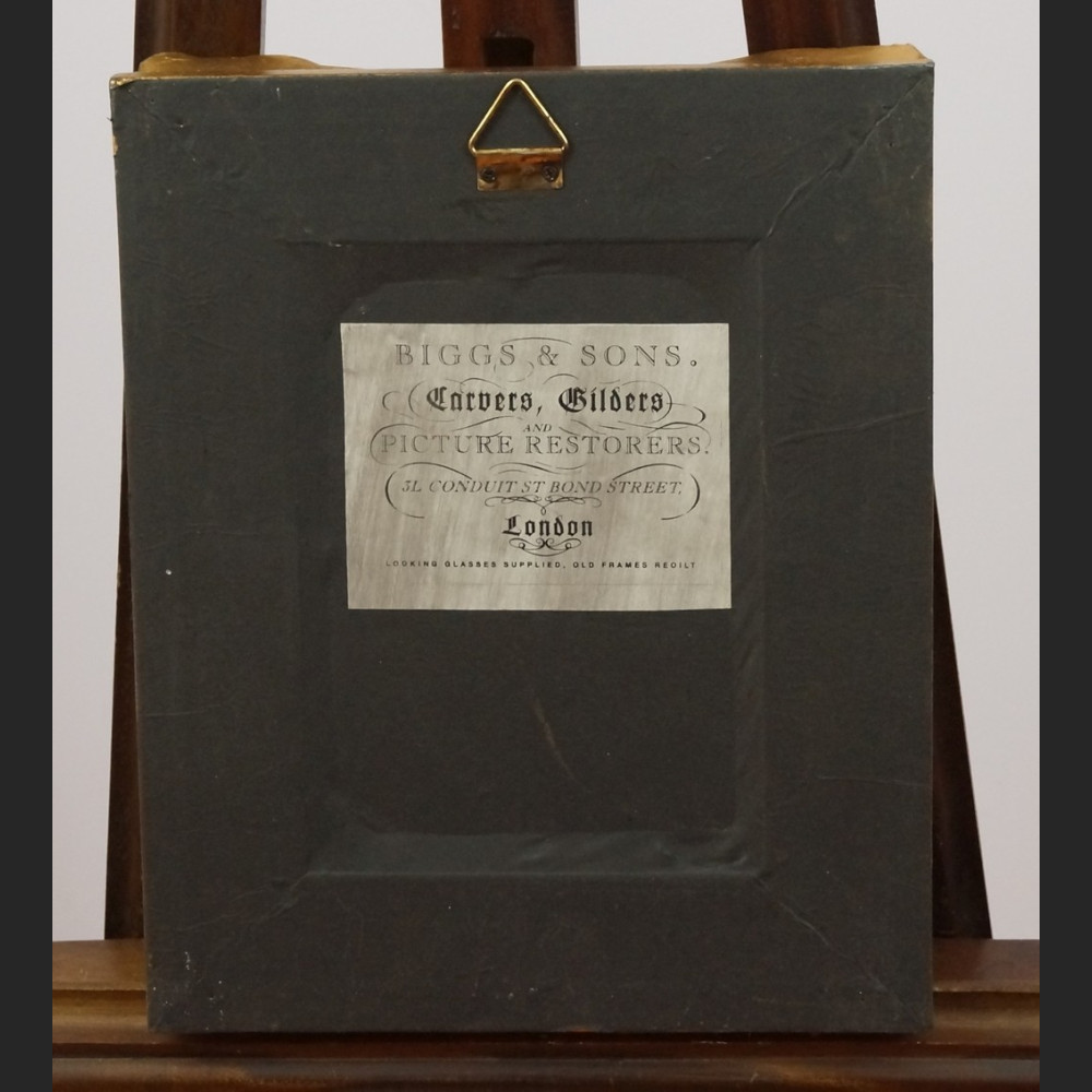 Obraz olejny kamieniczki Gdańsk miniatura