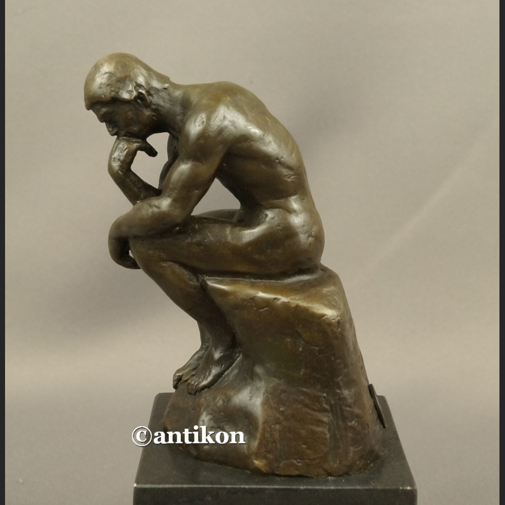 Rzeźba z brązu Myśliciel A. Rodin klasyka 