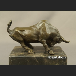 Byk z brązu statuetka giełdowego byka Byk z brązu statuetka giełdowego byka