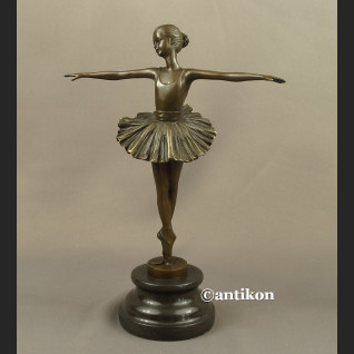 Rzeźba baletnica Degas figurka baleriny wspaniały brąz Francja 