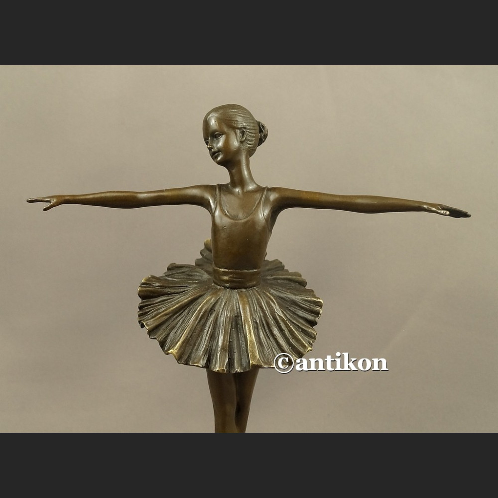 Rzeźba baletnica Degas figurka baleriny wspaniały brąz Francja 
