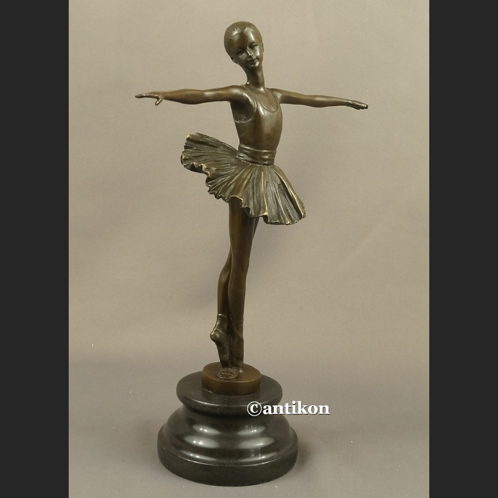 Rzeźba baletnica Degas figurka baleriny wspaniały brąz Francja 