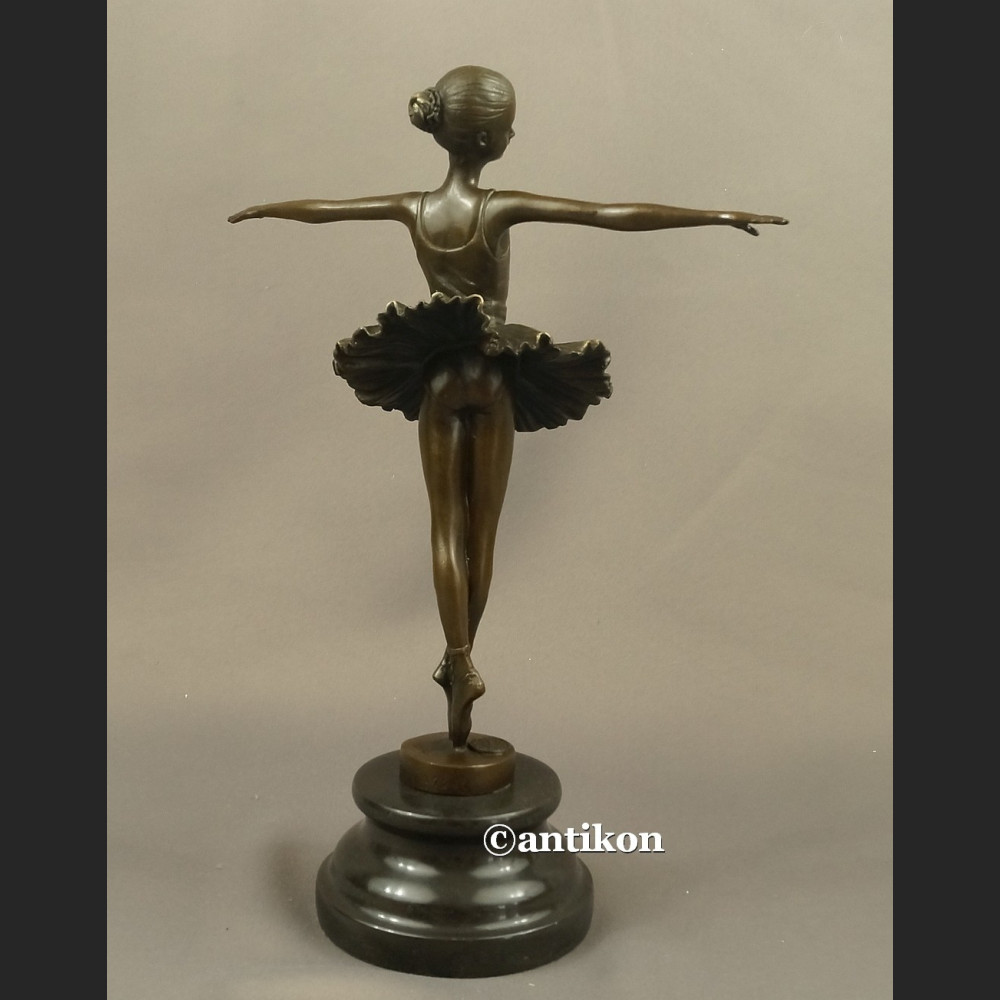 Rzeźba baletnica Degas figurka baleriny wspaniały brąz Francja 