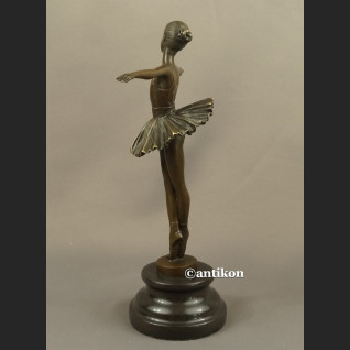 Rzeźba baletnica Degas figurka baleriny wspaniały brąz Francja 