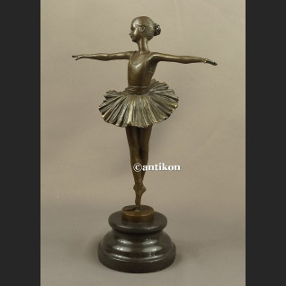Rzeźba baletnica Degas figurka baleriny wspaniały brąz Francja 