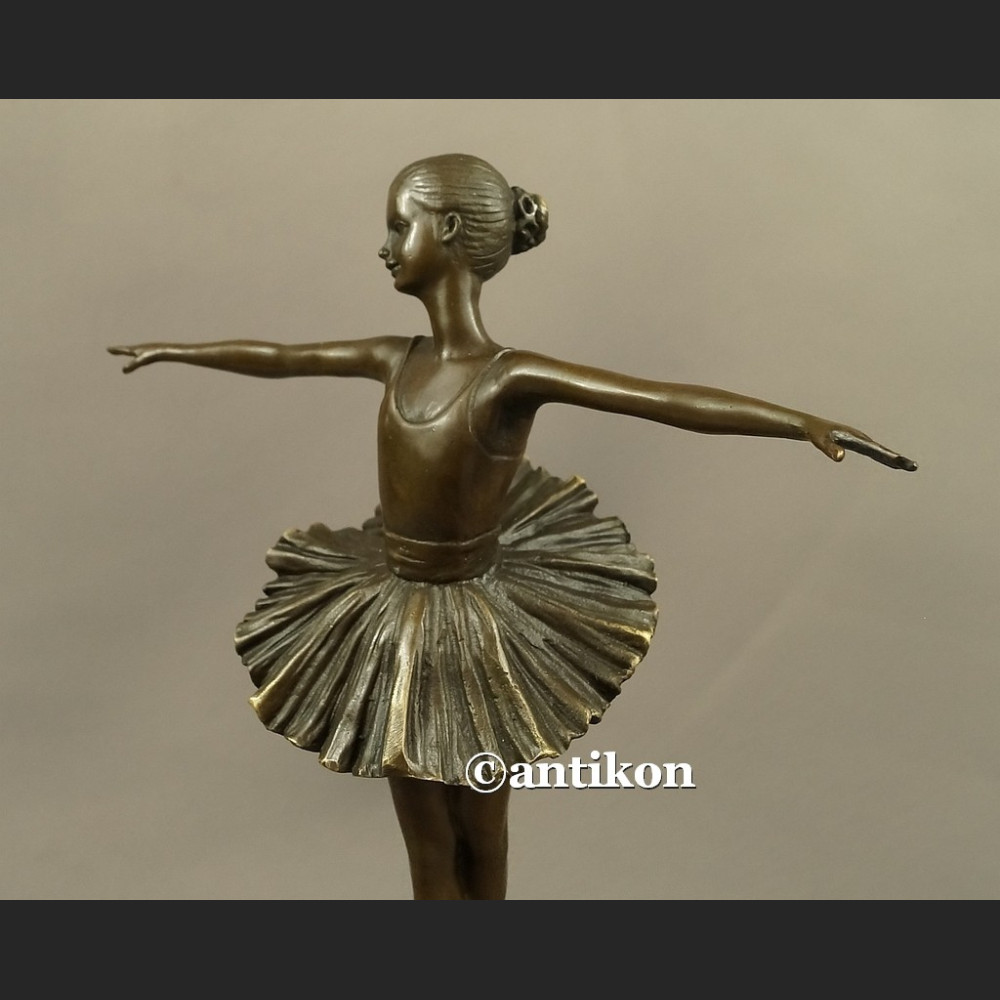 Rzeźba baletnica Degas figurka baleriny wspaniały brąz Francja 