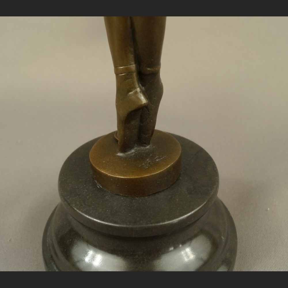 Rzeźba baletnica Degas figurka baleriny wspaniały brąz Francja 