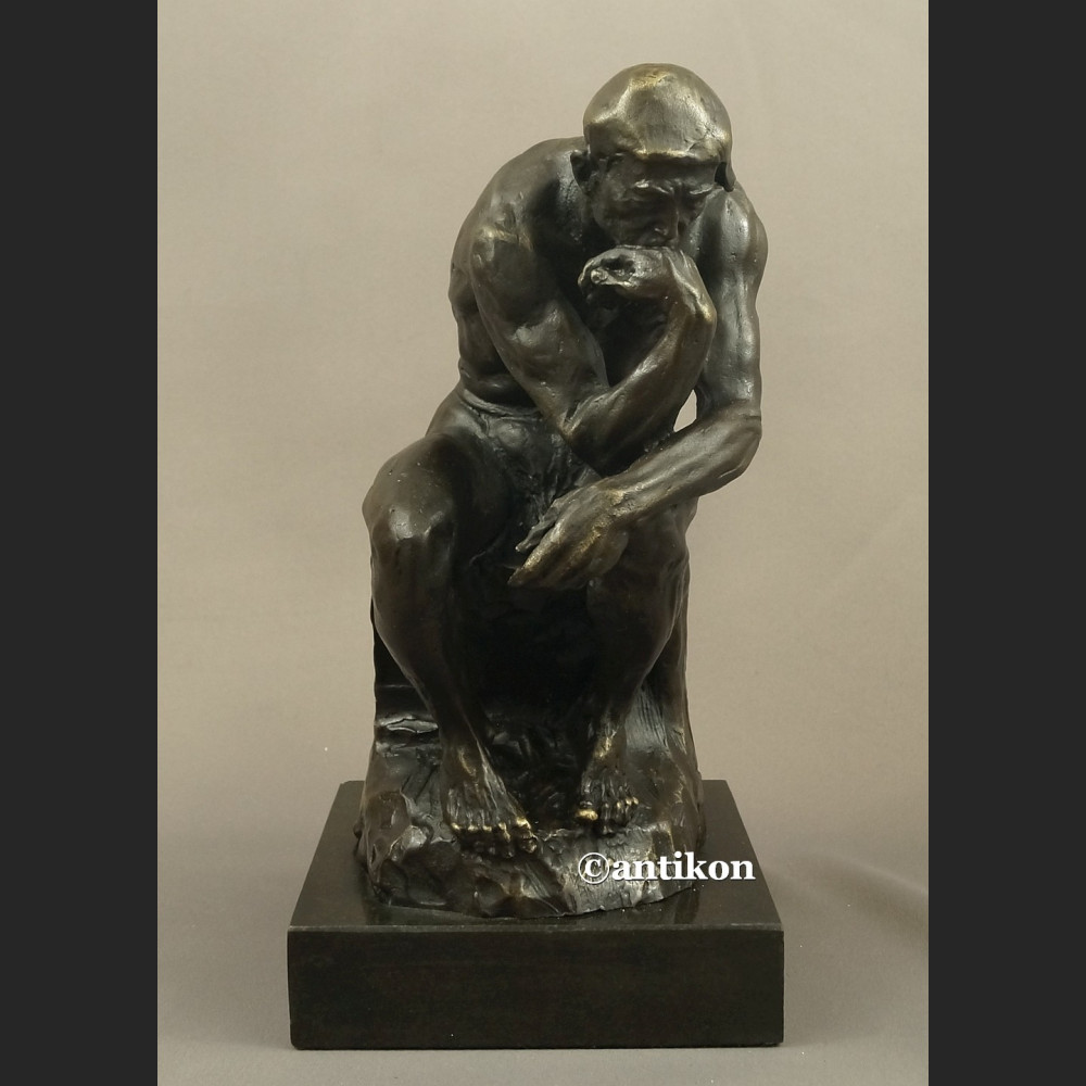 Myśliciel A. Rodin figura z brązu duża Myśliciel A. Rodin figura z brązu duża