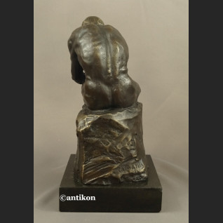 Myśliciel A. Rodin figura z brązu duża Myśliciel A. Rodin figura z brązu duża