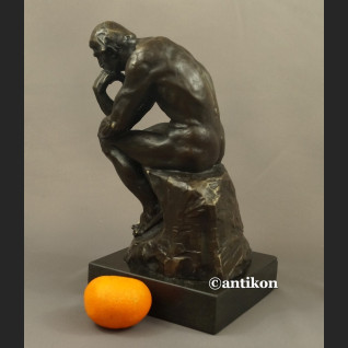 Myśliciel A. Rodin figura z brązu duża Myśliciel A. Rodin figura z brązu duża