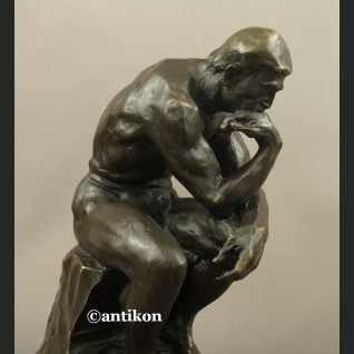 Myśliciel A. Rodin figura z brązu duża Myśliciel A. Rodin figura z brązu duża