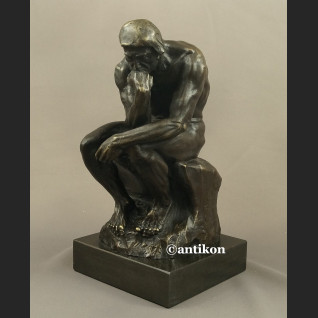 Myśliciel A. Rodin figura z brązu duża Myśliciel A. Rodin figura z brązu duża