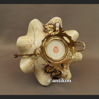 Patera na owoce koszyk porcelanowy z jaskółkami 