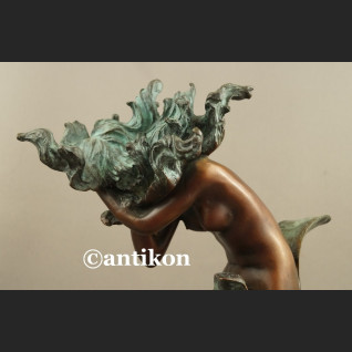 Rzeźba z brązu AFRODYTA piękna figura z prawdziwego brązu Rzeźba z brązu AFRODYTA piękna figura z prawdziwego brązu