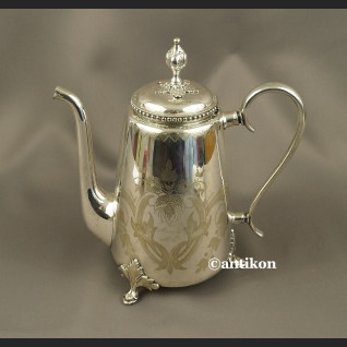 Dzbanek platerowany stary imbryk