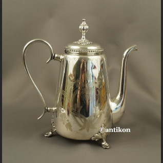 Dzbanek platerowany stary imbryk