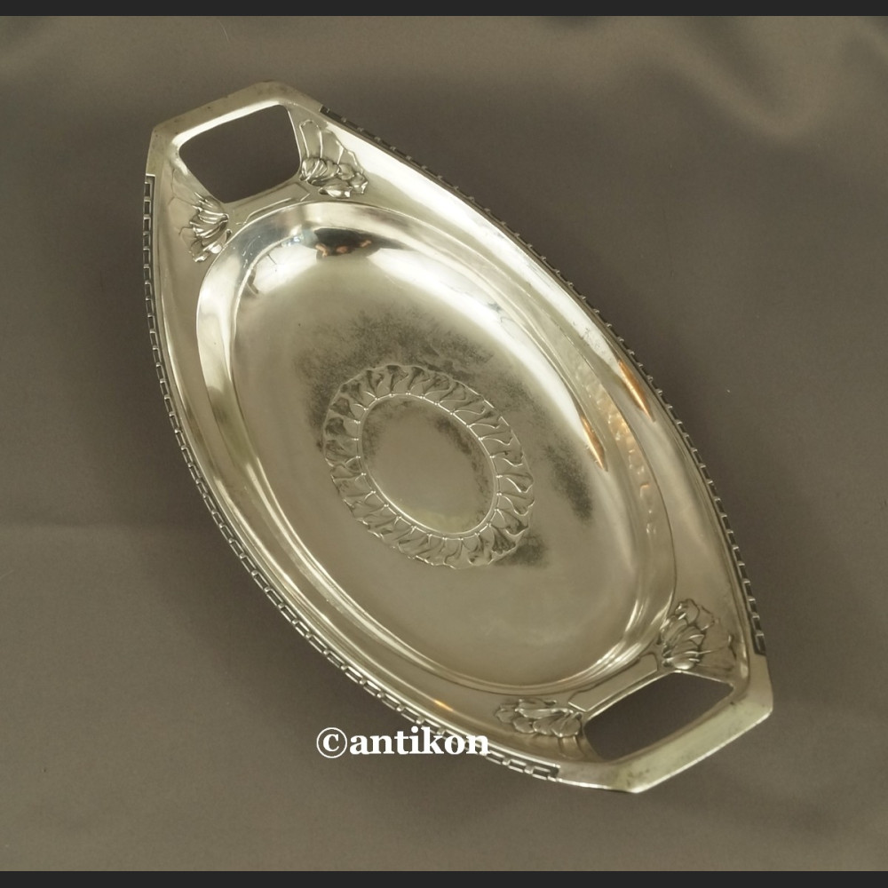 Sesesyjna parera platerowana Kayser z początku XX w Sesesyjna parera platerowana Kayser z początku XX w